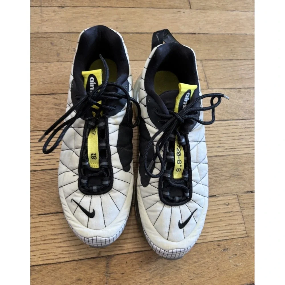 Nike Air MX 720-818 White Black Opti Yellow CI3871-100 Men's 7.5